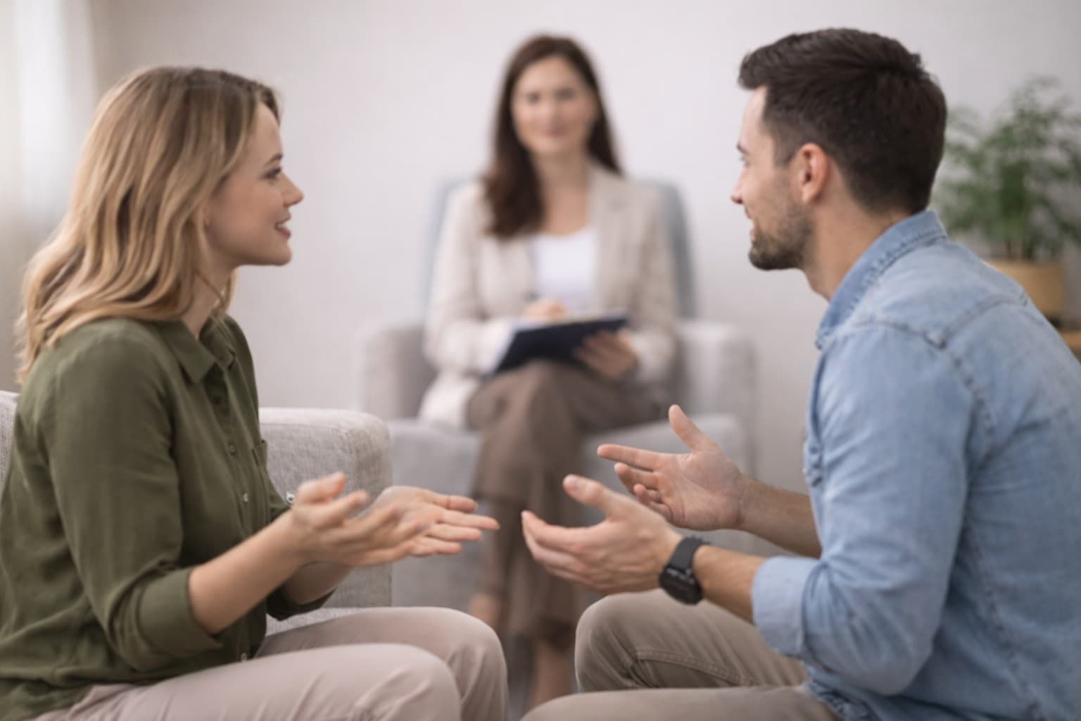 Sedinta de terapie de cuplu